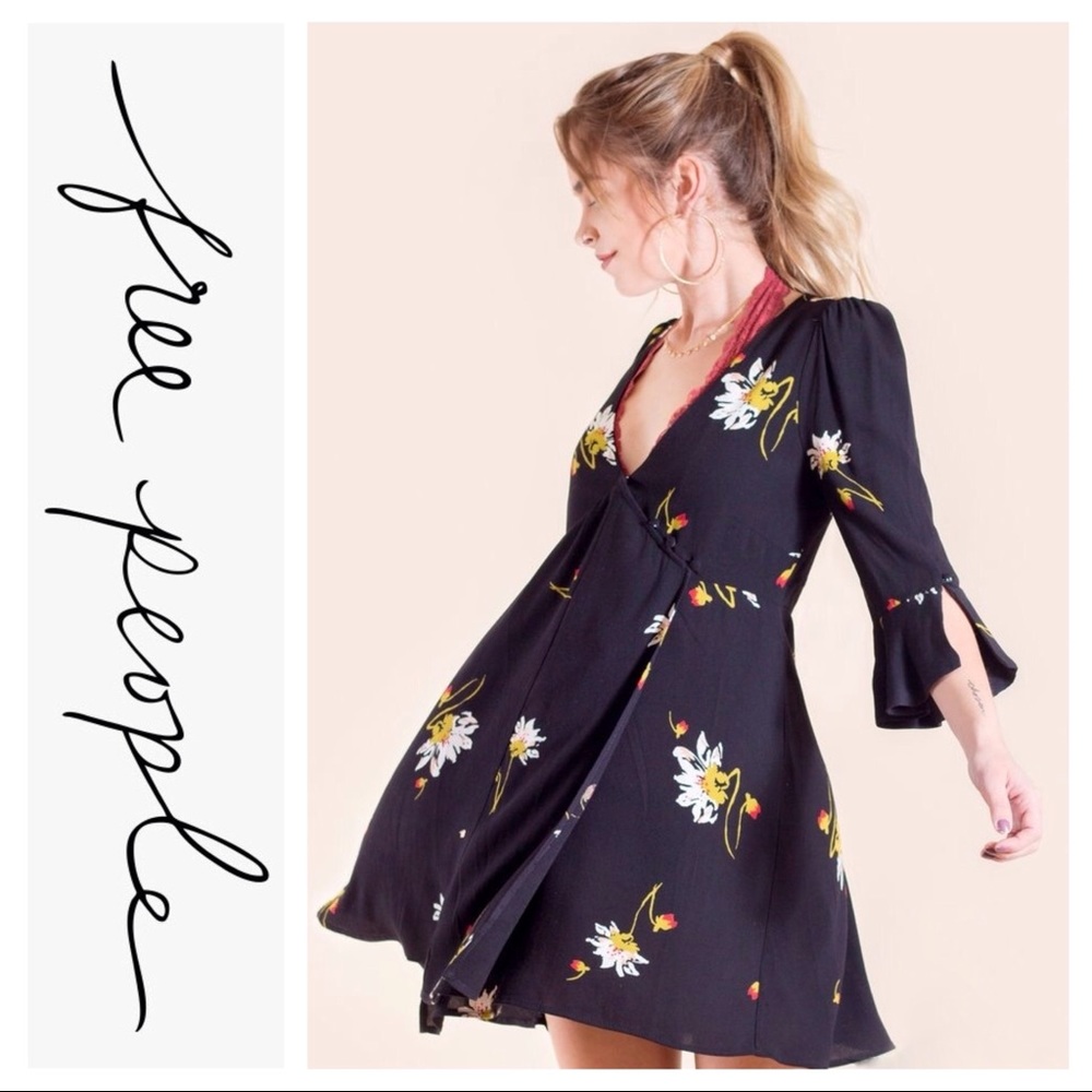 Free People Time on My Side Wrap Dress